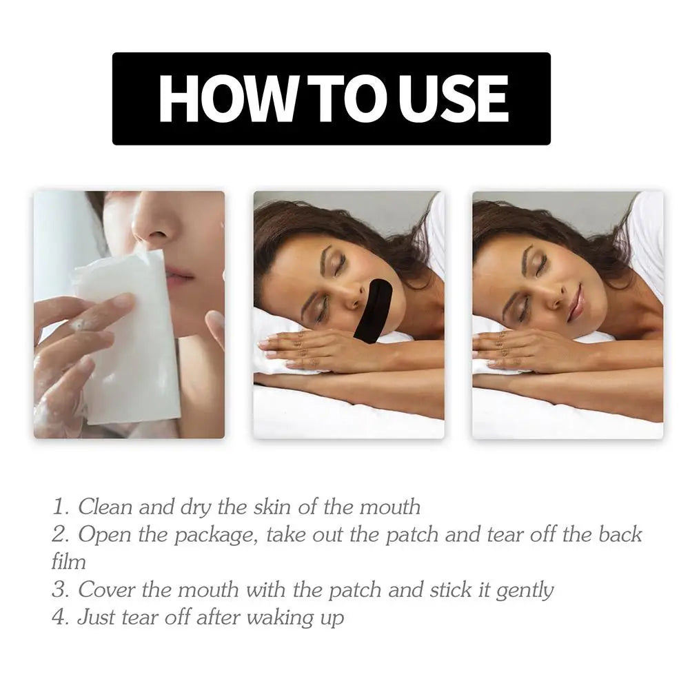 Stop Snoring Patch with Nose Breathing Correction