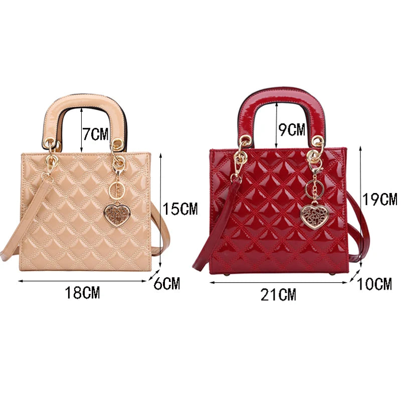 Diamond Stripe Women Handbag