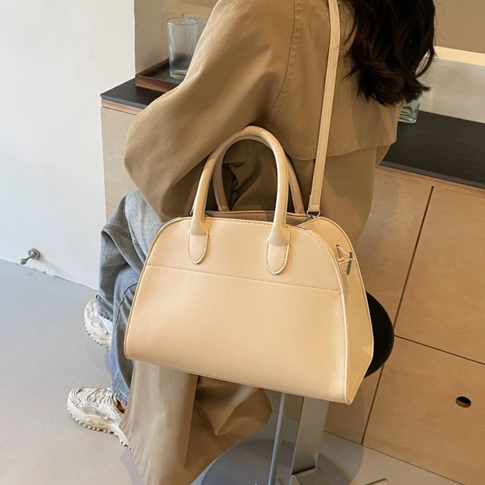 PU Leather Suede Tote Bag for Women