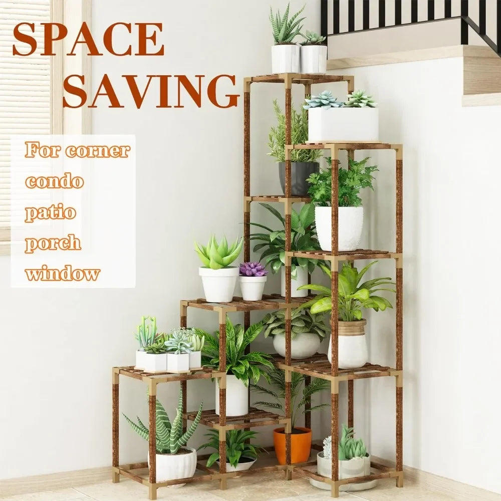 14-Tier Large Corner Plant Stand