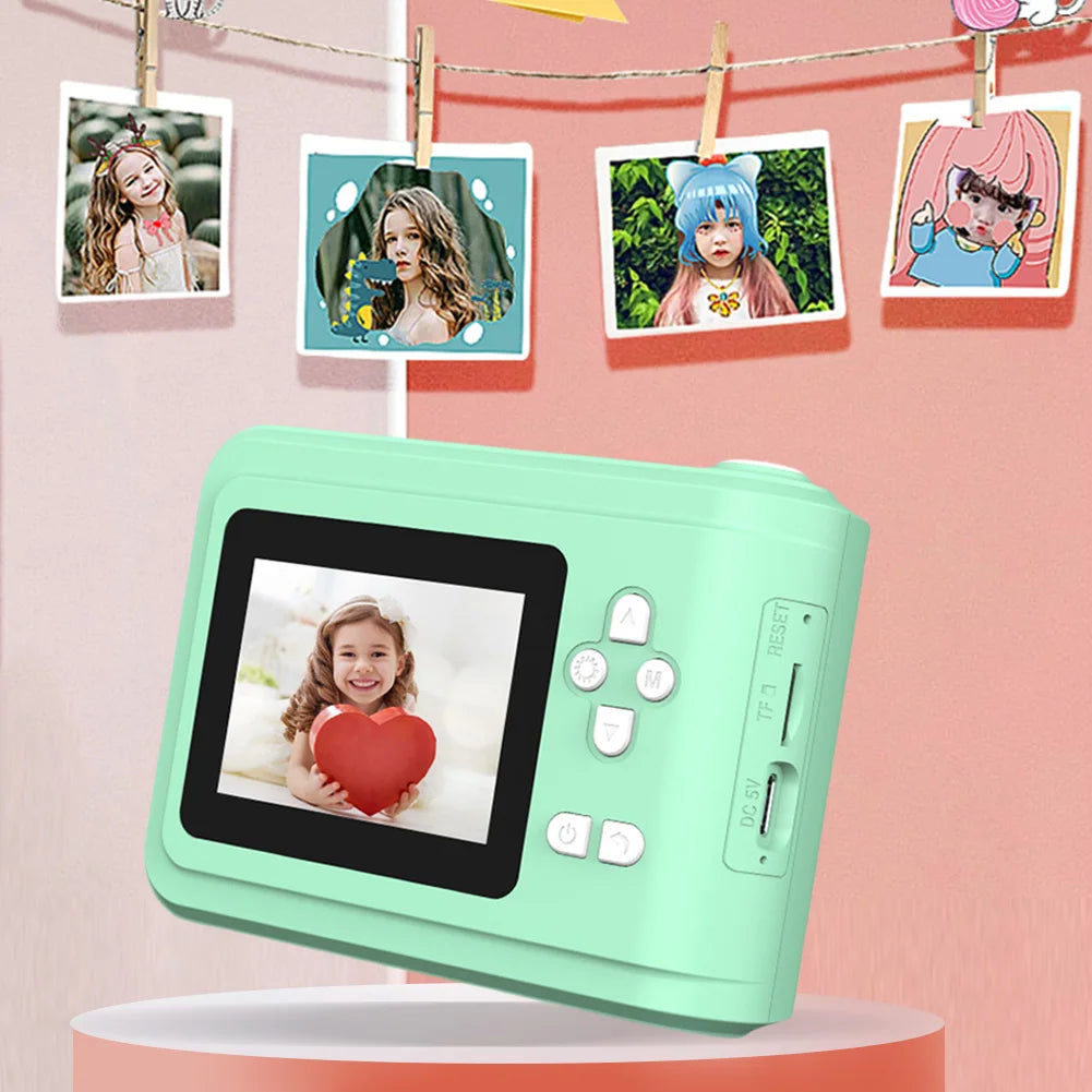 Kids Instant Camera with Print Photo Paper