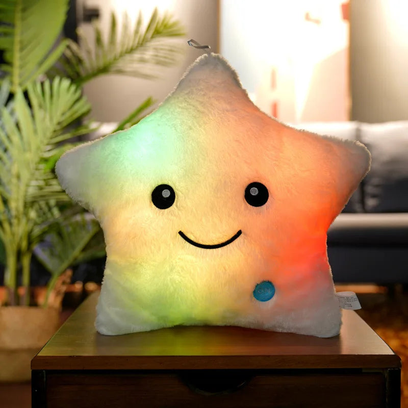 34CM Luminous Plush Star Pillow