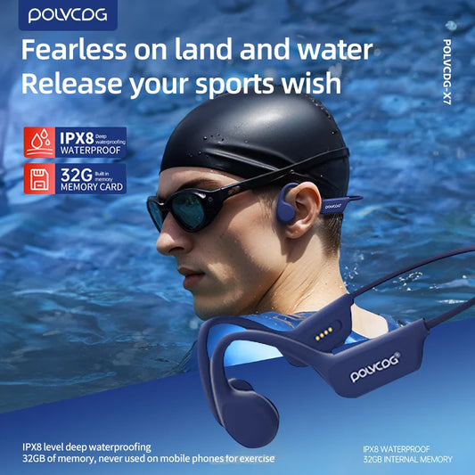 POLVCDG Bone Conduction Headset (2024 New Model)