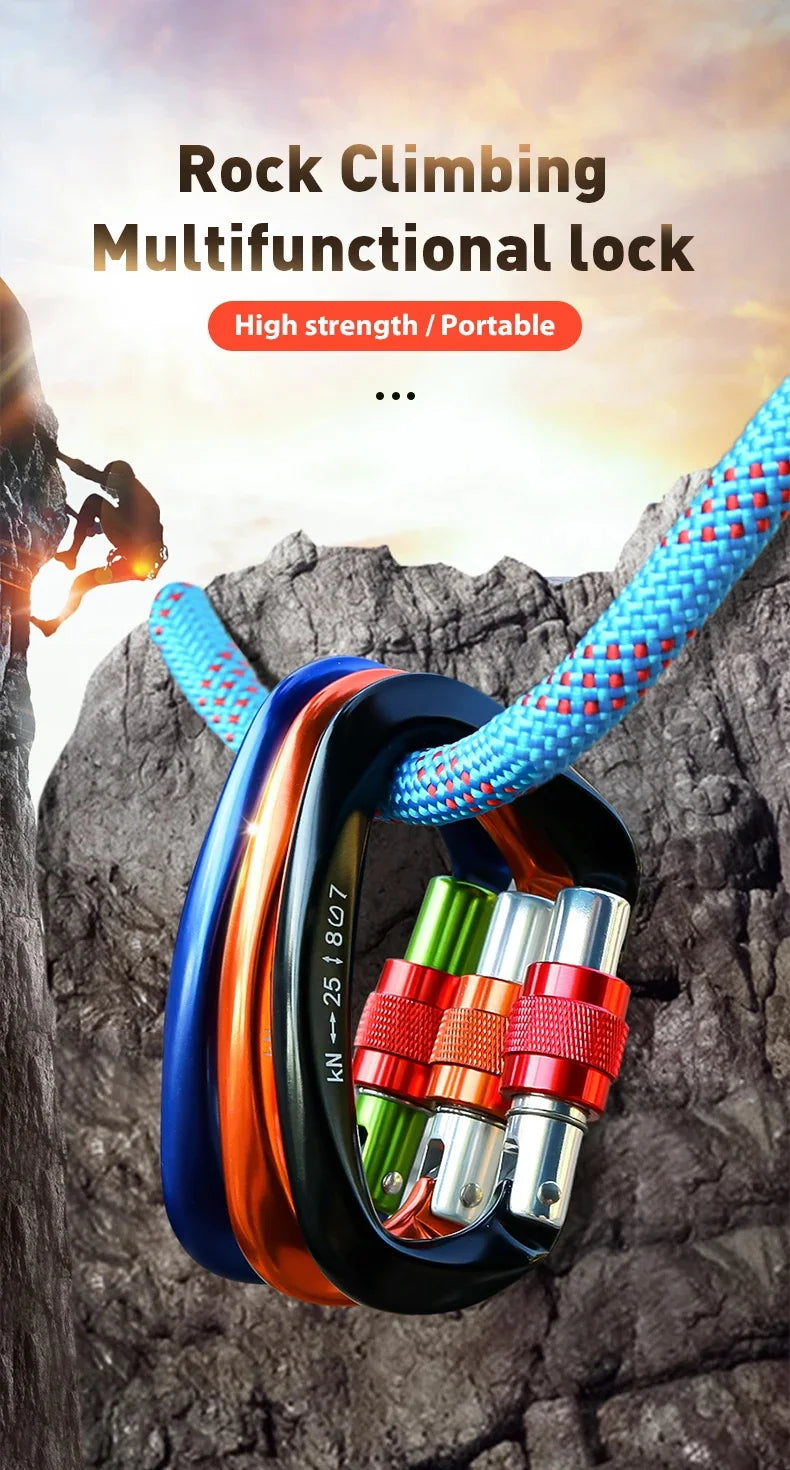 25kN Rock Climbing Carabiner