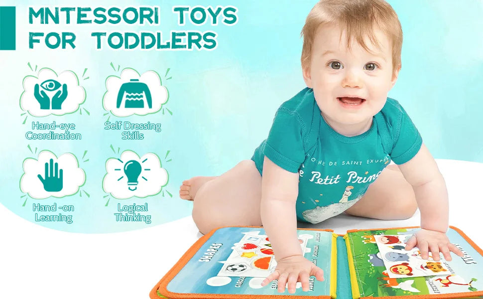 Parish Toys Busy Board – Early Educational Toy for Toddlers
