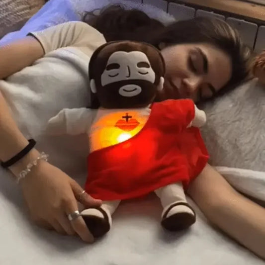 40CM Breathing Jesus Soothe Plush Toy