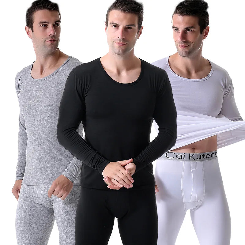 Thermal Underwear for Men – Fleece-Lined Long Johns Sport Base Layer for Winter Cold Weather