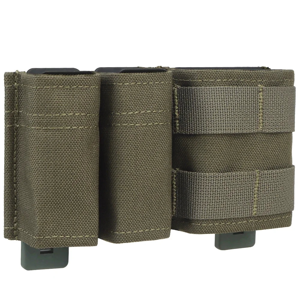 Outdoor Sport Pouch with KYWI Wedge Insert – 5.56 + 9MM MOLLE Hunting Bag