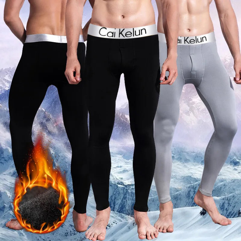 Men’s Long Johns Thermal Underwear – Soft, Elastic Winter Tights for Comfort & Warmth