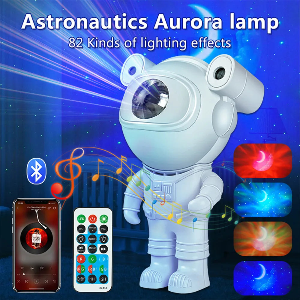 Astronaut Galaxy Starry Sky Projector Night Light