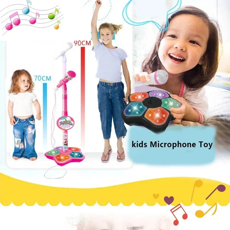 Kids Microphone with Stand Karaoke Toy