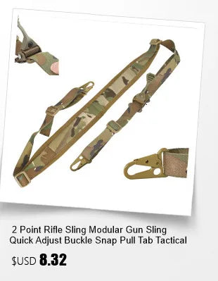 Tactical Two-Point Rifle Sling with Swivels
