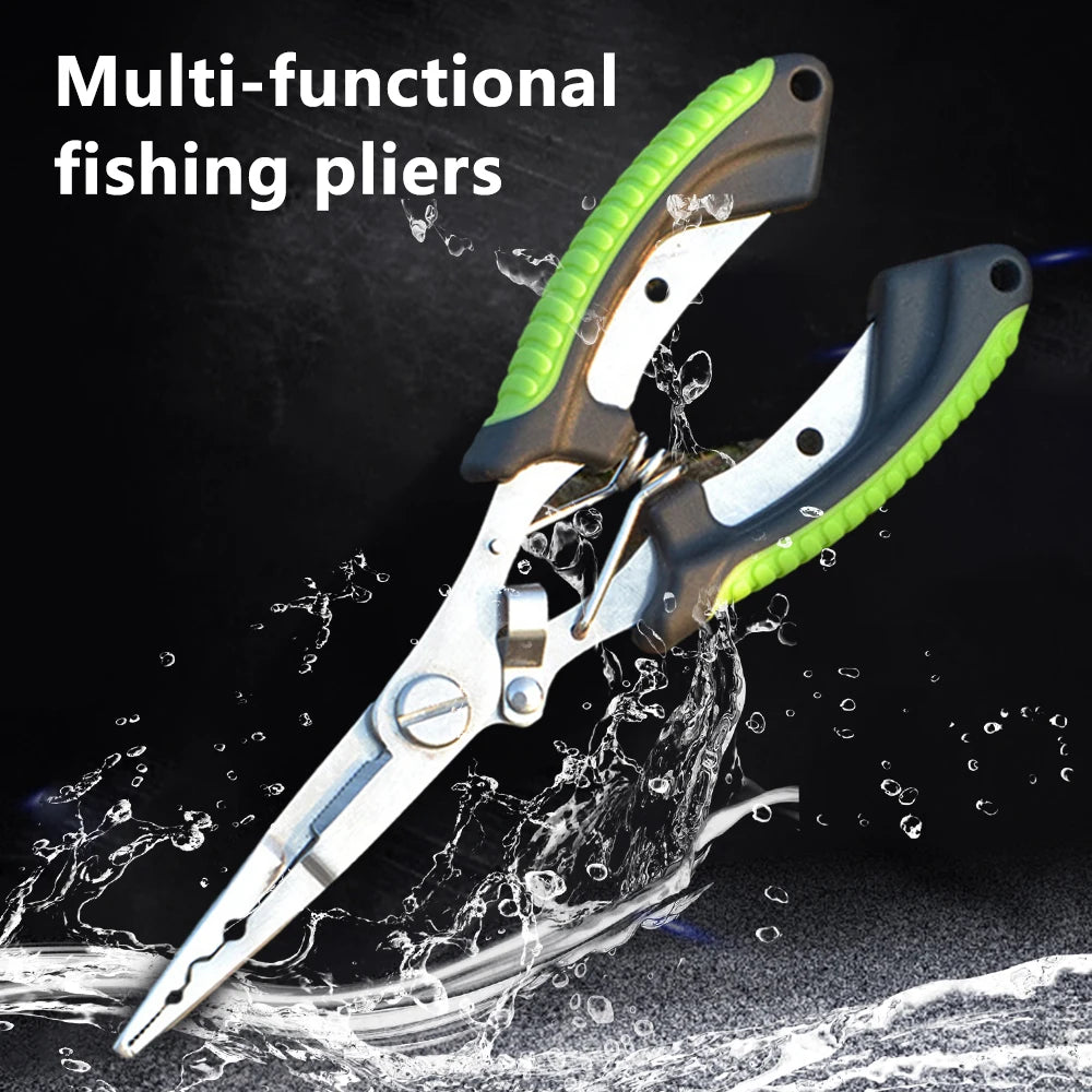High-Strength Multifunctional Fishing Pliers – Ergonomic Anti-Slip Grip