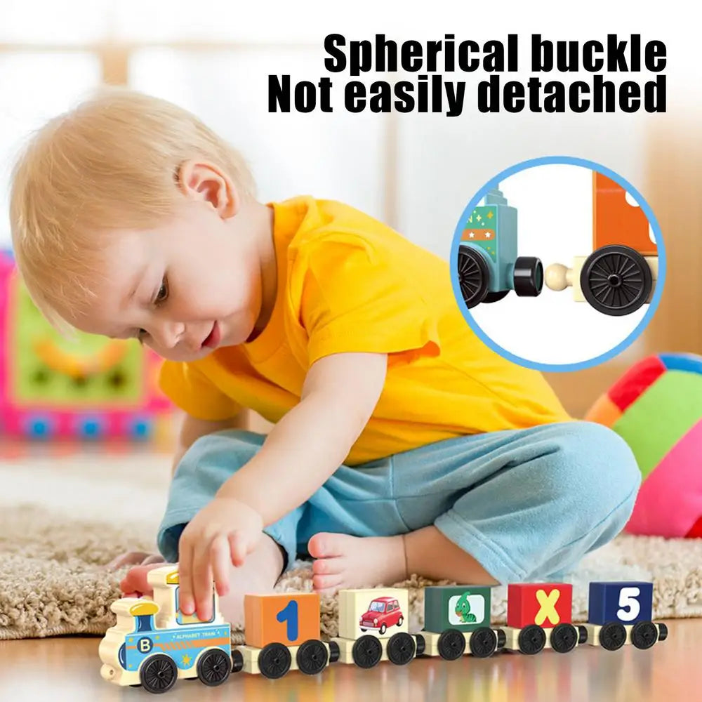 Magnetic Alphabet & Number Train Set
