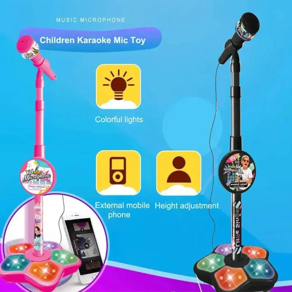 Kids Microphone with Stand Karaoke Toy