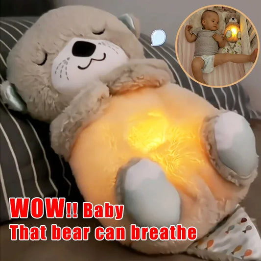 Baby Breath Soothing Bear Otter Plush Toy