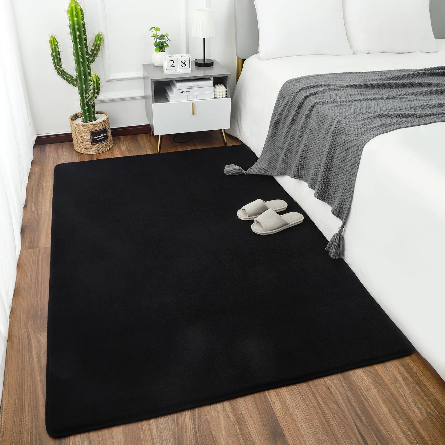 Black Rugs for Living Room