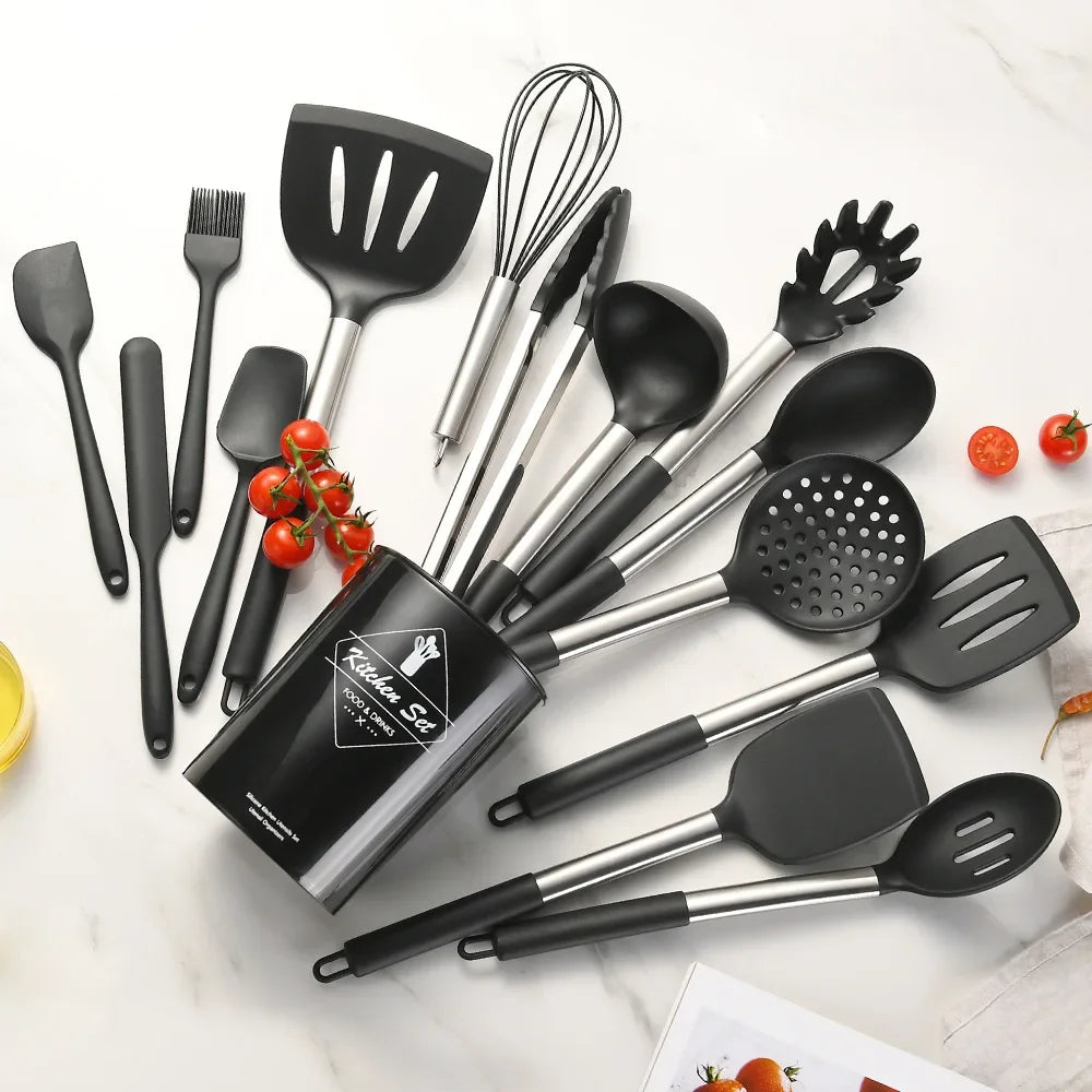 12PCS Food Grade Silicone Kitchen Utensil Set