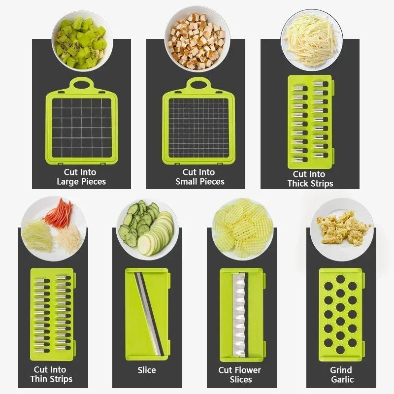 14/16-in-1 Multifunctional Vegetable Chopper