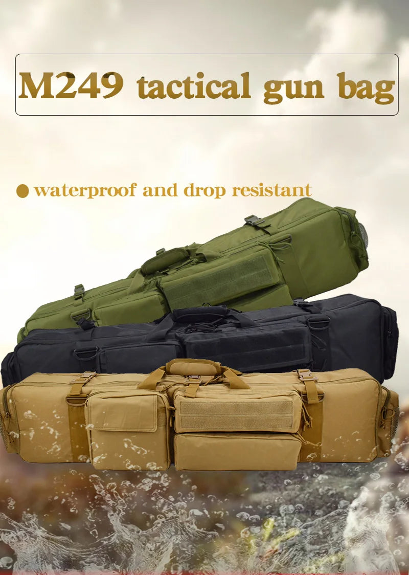 M249 Bag Hunting Molle Pouch Backpack Outdoor EDC Carrying Protection Case With Shoulder Strap Hunting Apparel
