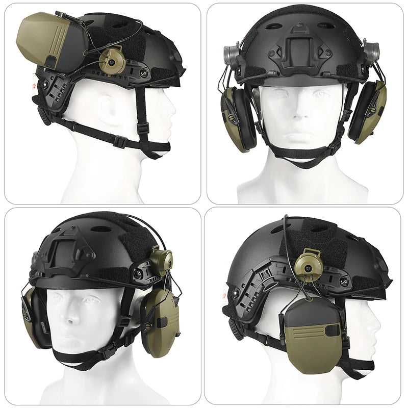 Earmuffs Active Headphones for Shooting – Electronic Hearing Protection & Noise Reduction for Hunting