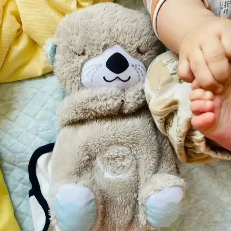 Baby Breath Soothing Bear Otter Plush Toy