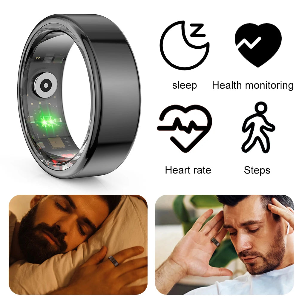 R02 Smart Ring Sleep Monitor 5.0 Bluetooth Fitness Tracker