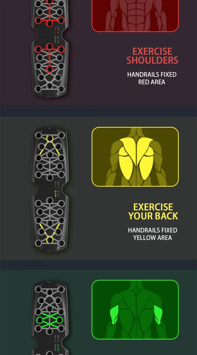 Portable Multifunctional Push-up Board Set