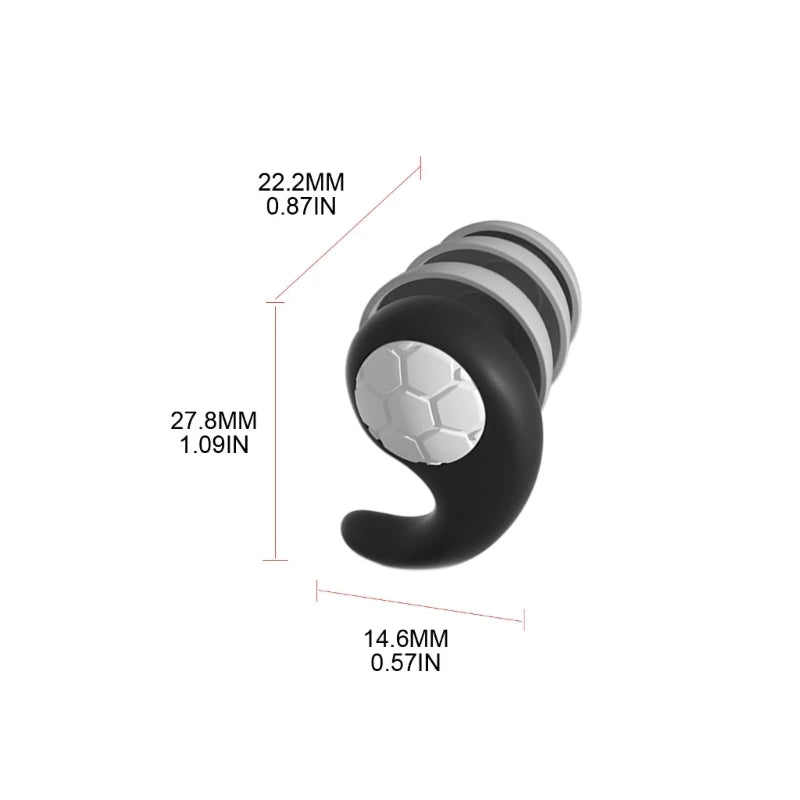 Reusable Noise Reduction Earplugs for Sleeping, Snoring & More