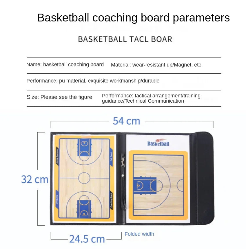 Folding Tactical Basketball Coach Board