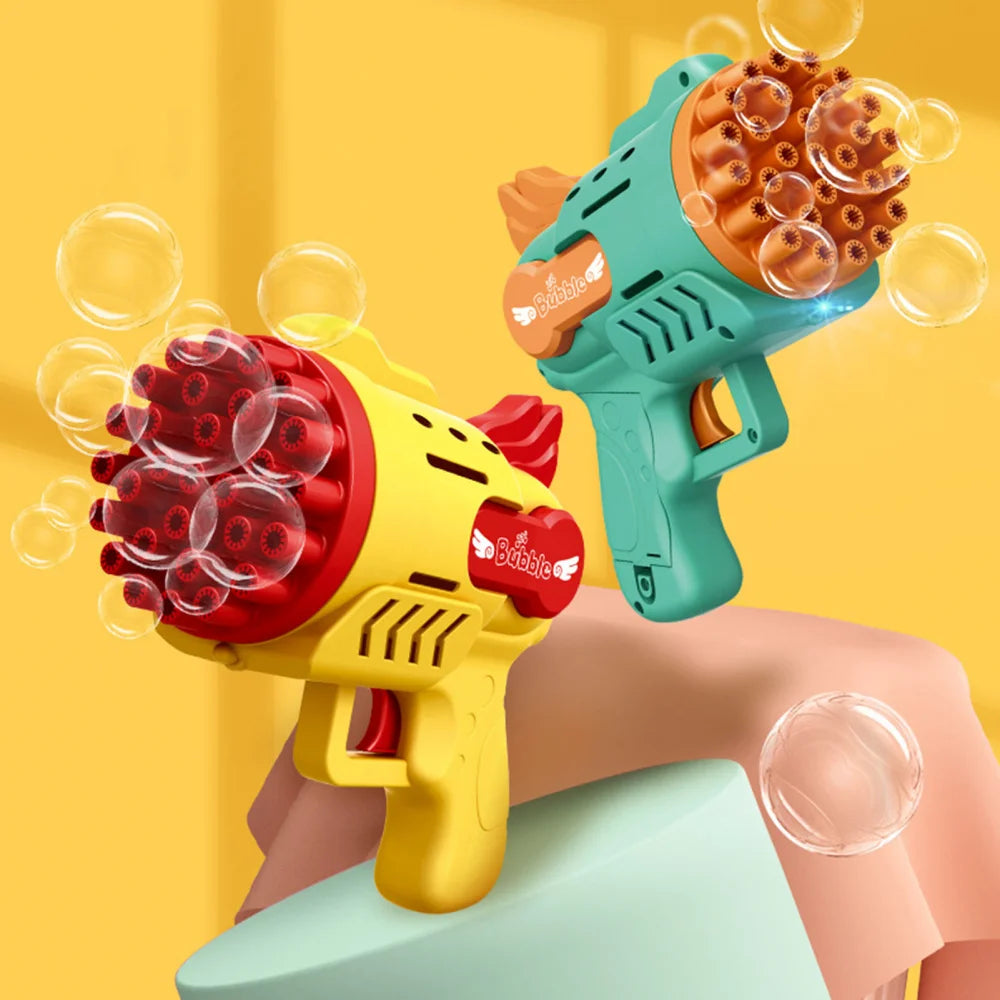 Kids Rocket Bubble Gun Blower