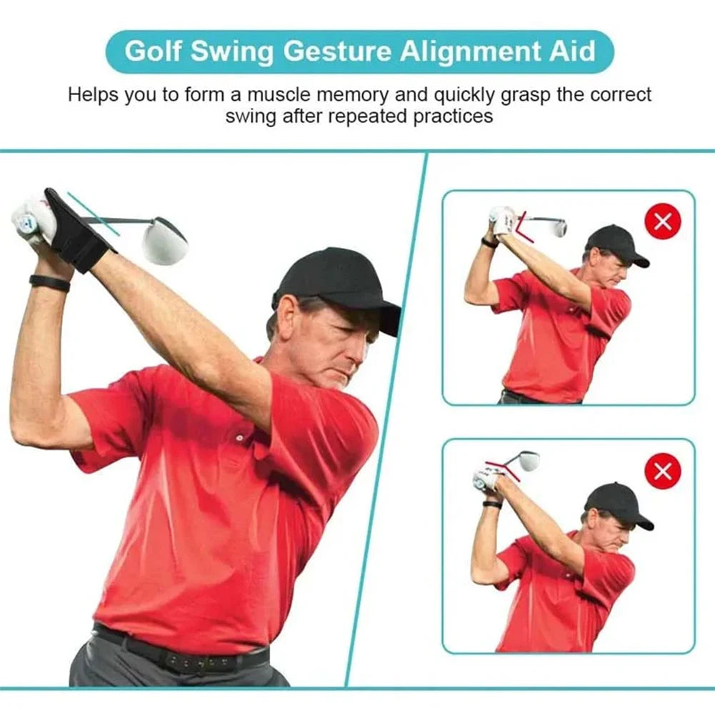 Golf Swing Trainer Aid Pro Power Band Wrist Brace