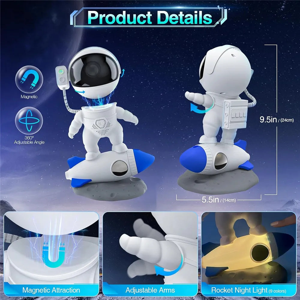 Astronaut Galaxy Starry Sky Projector Night Light