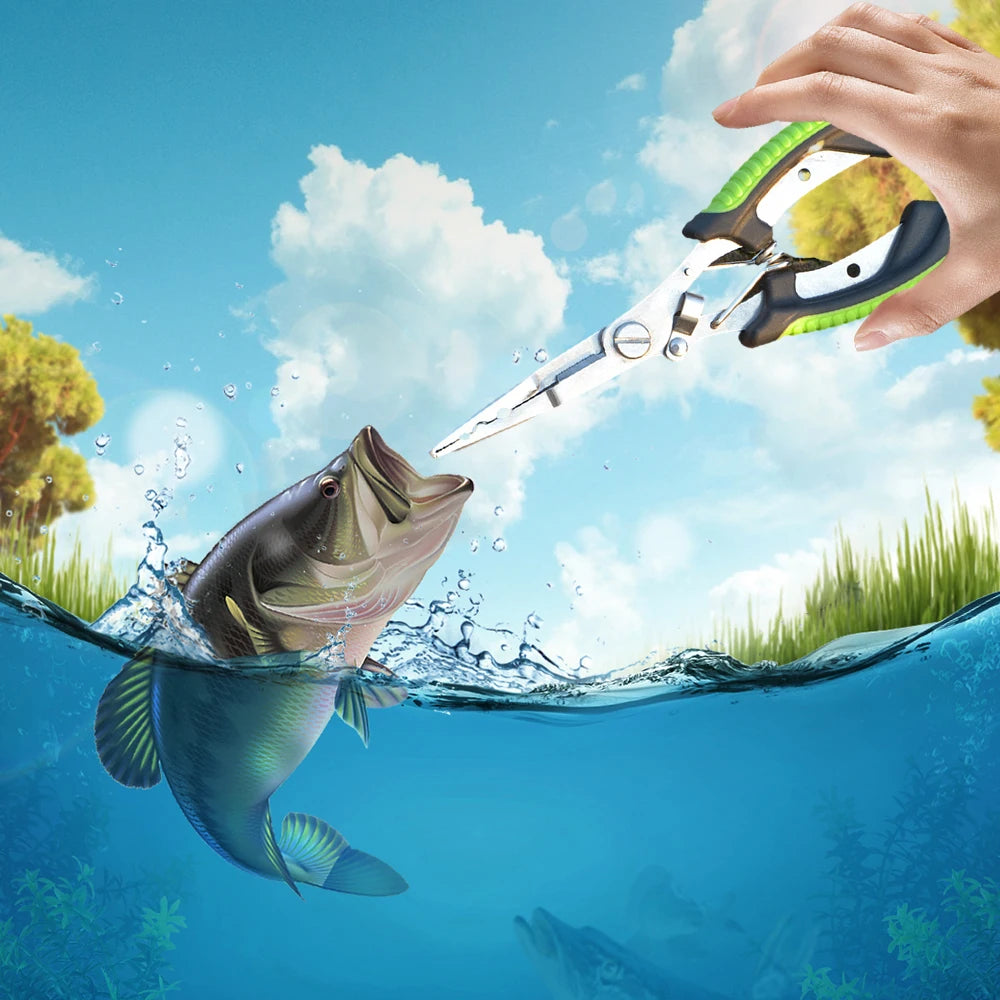 High-Strength Multifunctional Fishing Pliers – Ergonomic Anti-Slip Grip