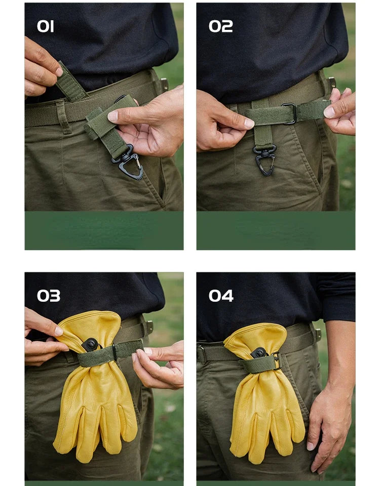 Multi-Purpose Hunting Gloves Hook with Storage Clip