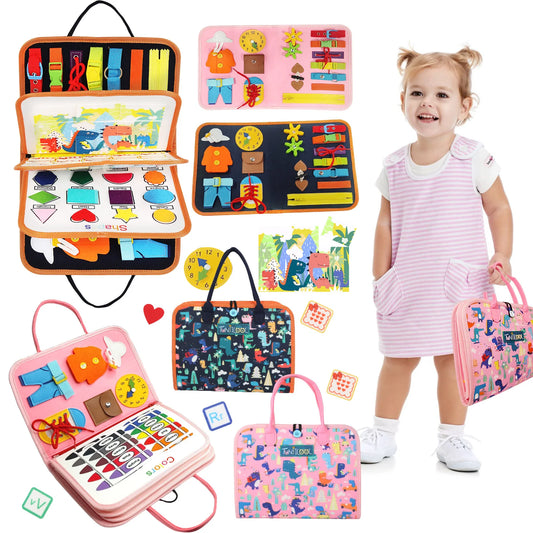 Parish Toys Busy Board – Early Educational Toy for Toddlers