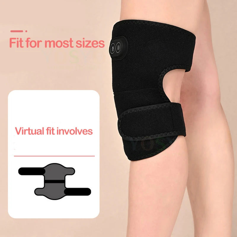 electric heated shoulder and knee brace: