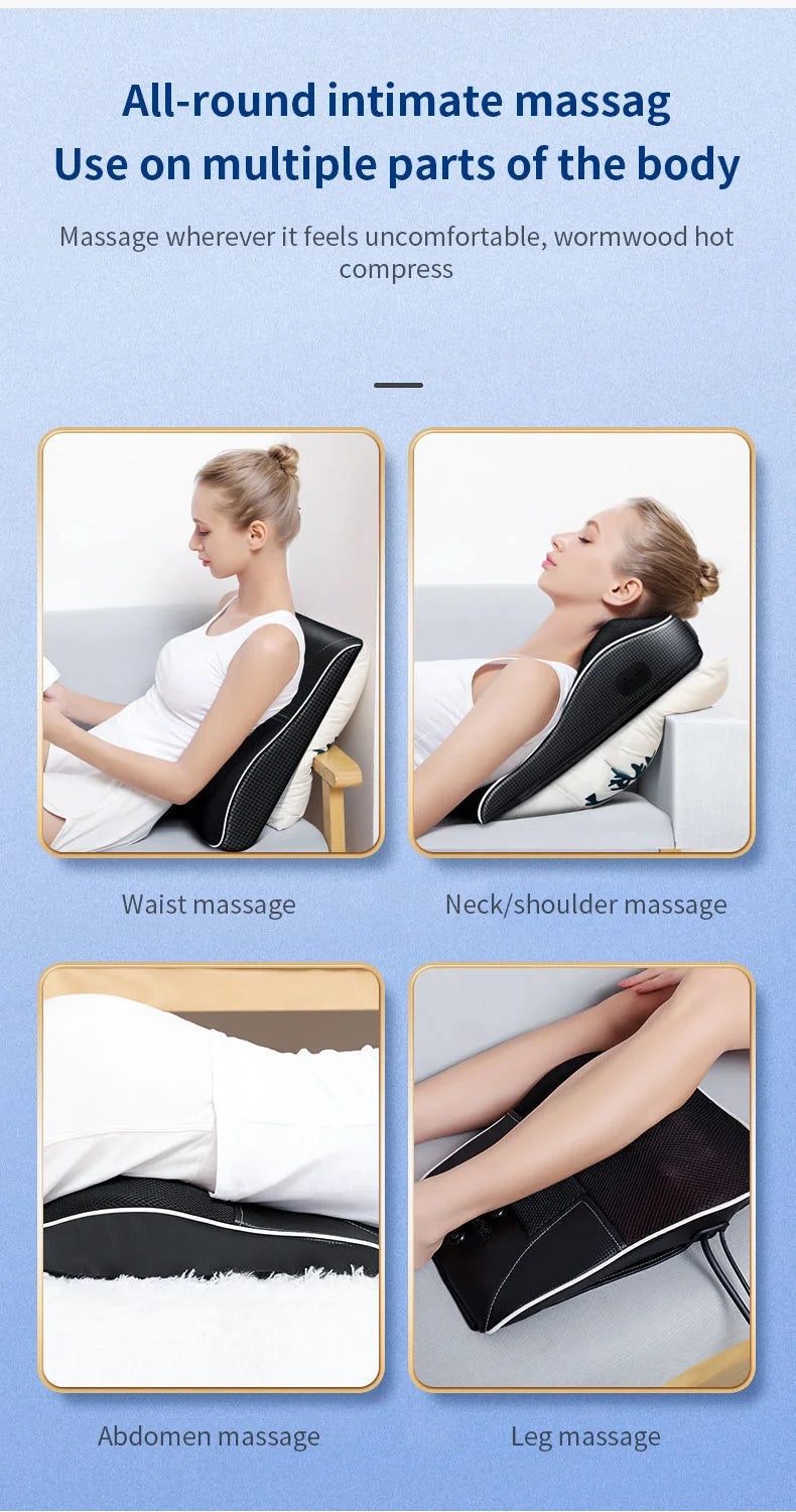 Jinkairui Electric Shiatsu Head Neck Cervical Traction Body Massager