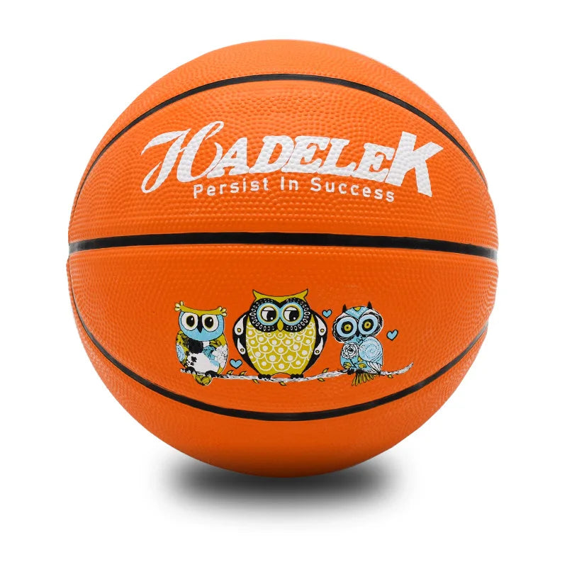 Size 7 Rubber Basketball – Wear-Resistant & High Elasticity