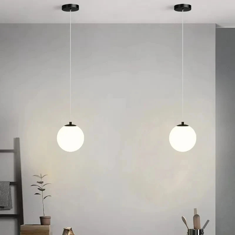 Modern Glass LED Pendant Lights