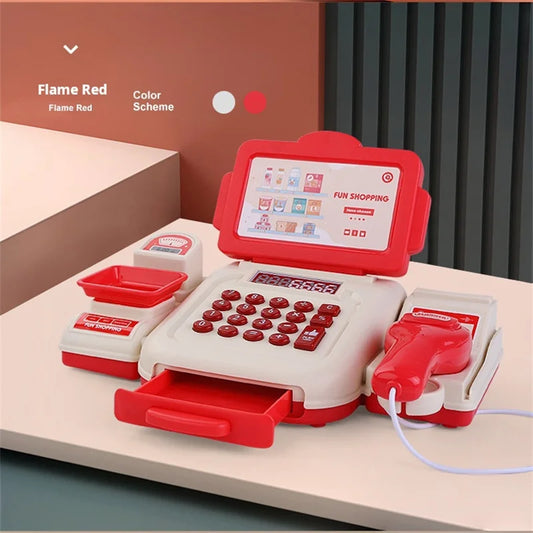 Supermarket Cash Register Toy Set for Kids