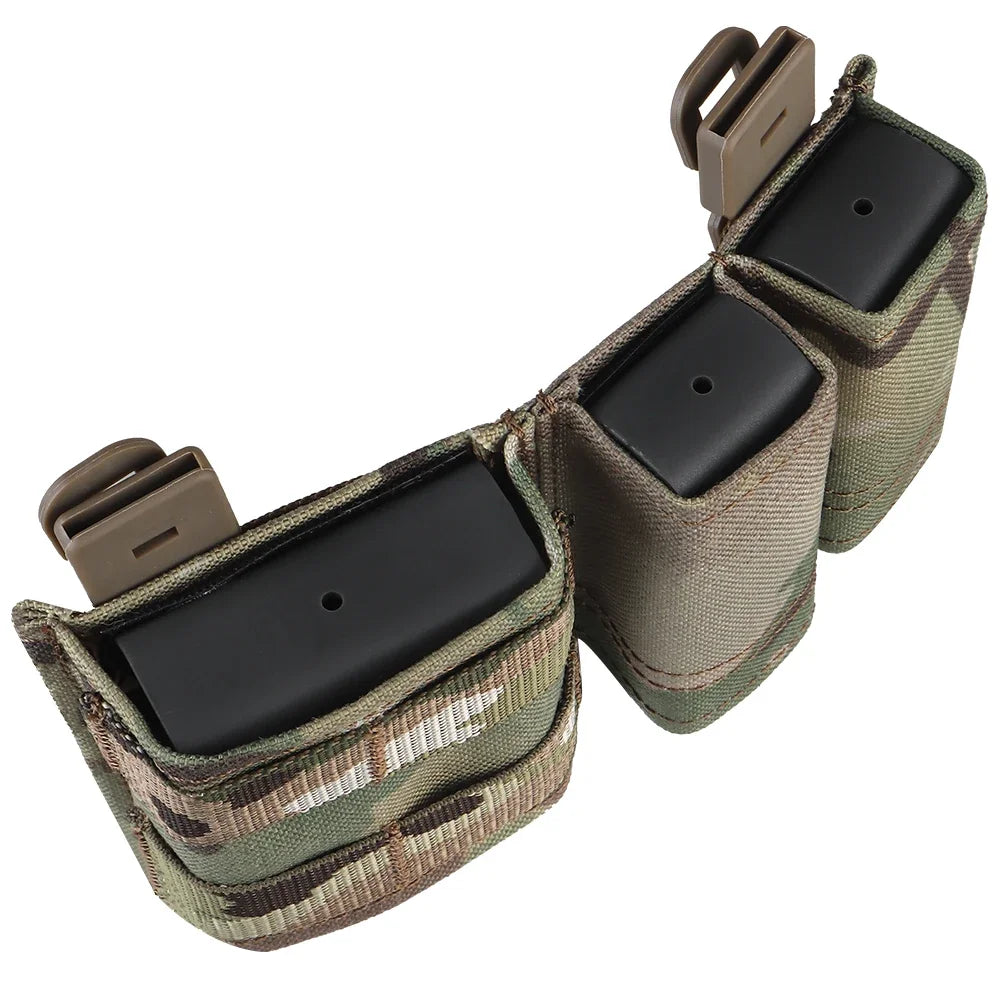 Outdoor Sport Pouch with KYWI Wedge Insert – 5.56 + 9MM MOLLE Hunting Bag