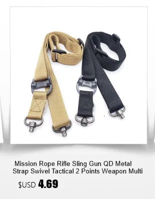 Tactical Two-Point Rifle Sling with Swivels
