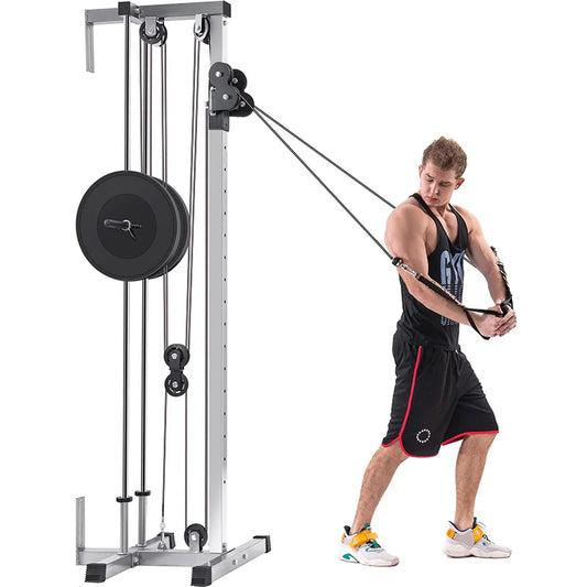 pull-down fitness equipment (silver)