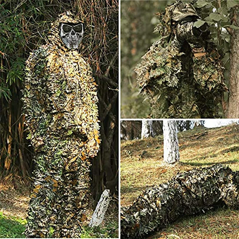 Men & Women Outdoor Ghillie Suit Camouflage set