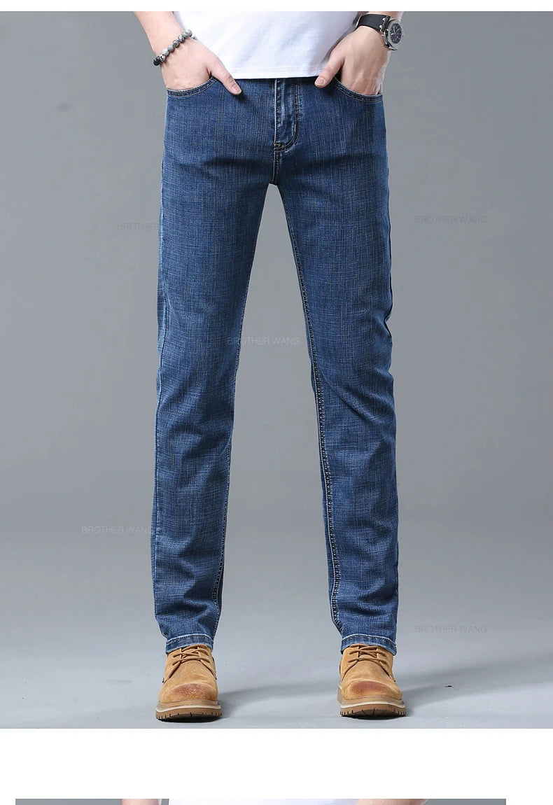 Men’s Light Blue Slim Jeans