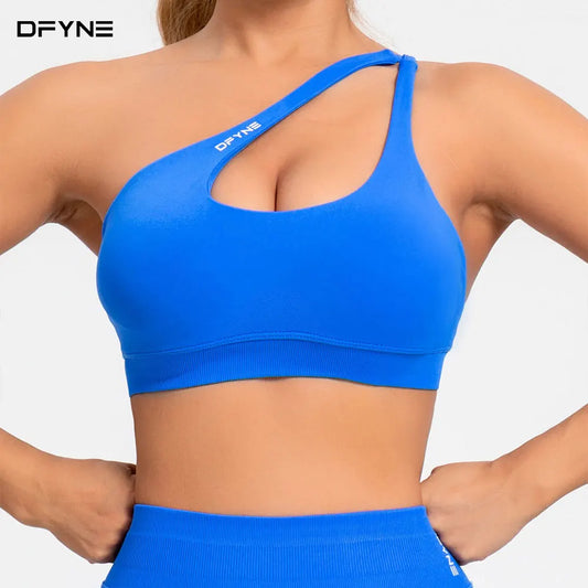 DFYNE Impact Asymmetric Sports Bra