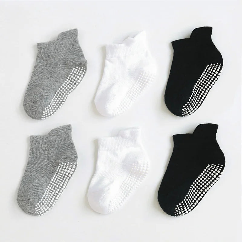 6 Pairs Baby Non-Slip Floor Socks