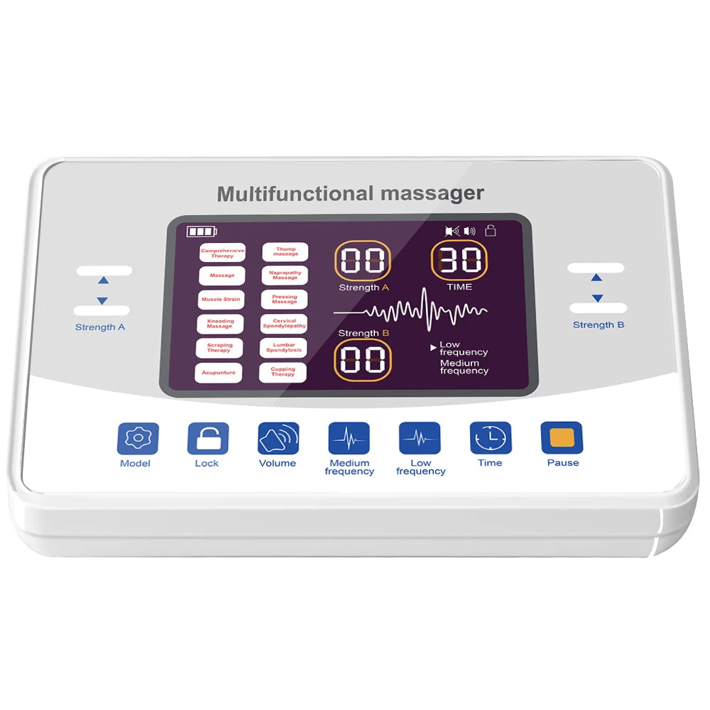 12-Mode Low Frequency TENS and EMS Therapy Device