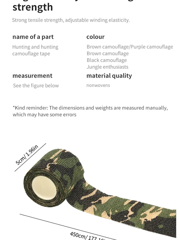 Telescopic Outdoor Camouflage Tape